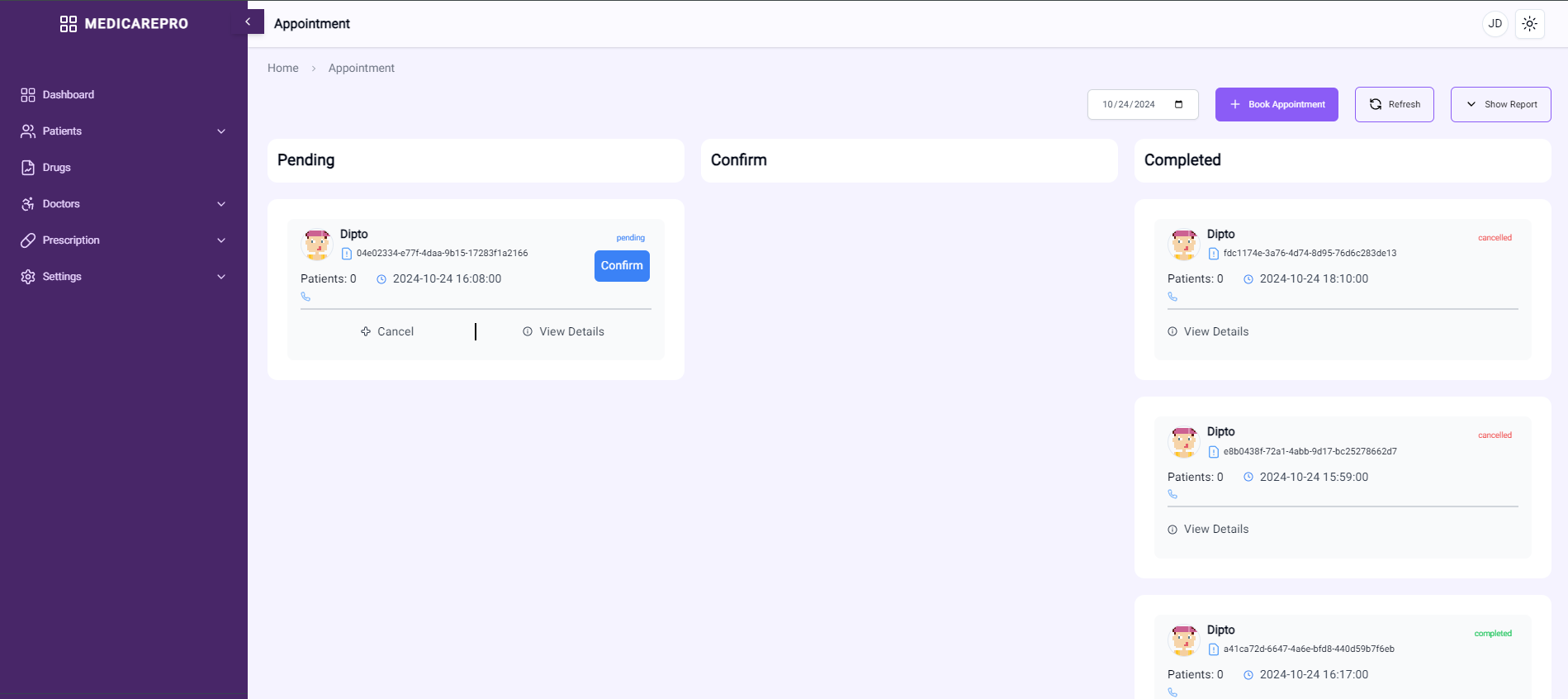App screenshot